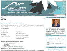 Tablet Screenshot of energymedicinepartnerships.com